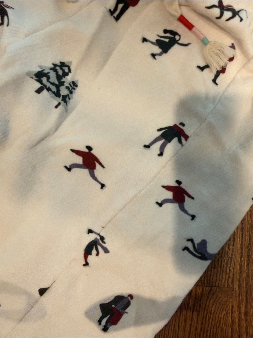 Wildfox cream colored winter-themed sweatshirt and pants - Picture 4 of 4